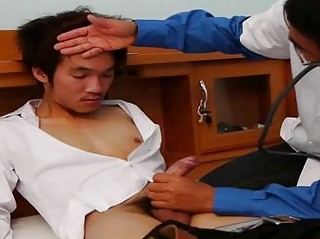 Homosexual Oriental Medical Checkup Oral job pleasure Procedure