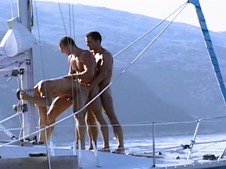 Muscle studs fuck on yacht previous to shooting their loads all over each...